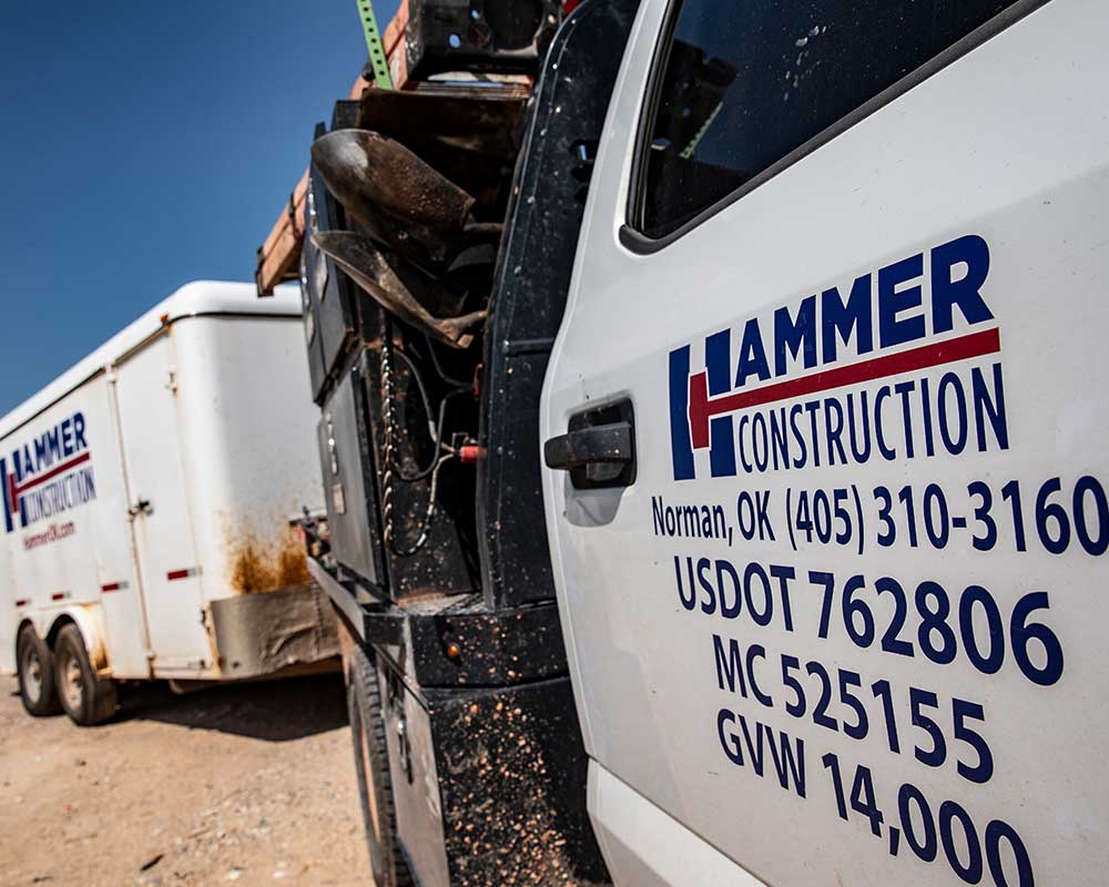 Hammer Construction Vehicle