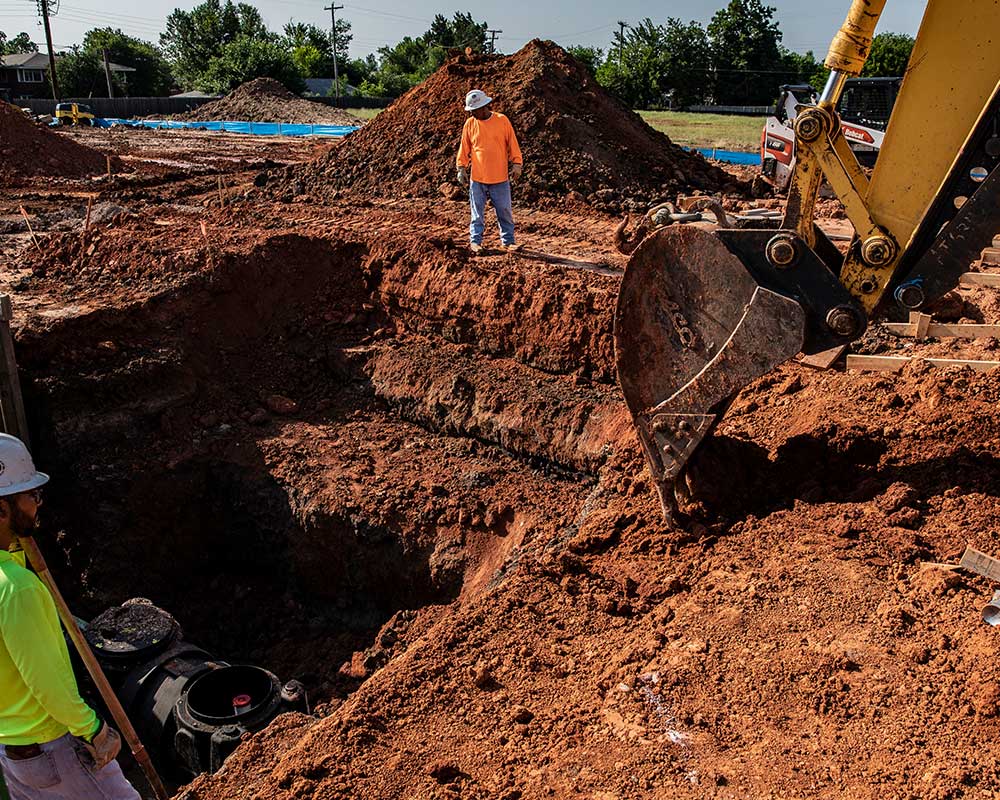 Site Preparation Utility Work - Hammer Construction